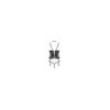 Alessya Corset et string noir